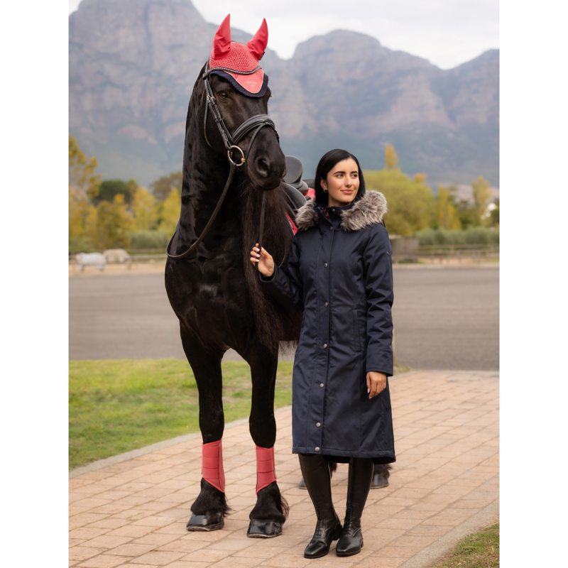 LeMieux Anya Waterproof Riding Coat - Navy-6