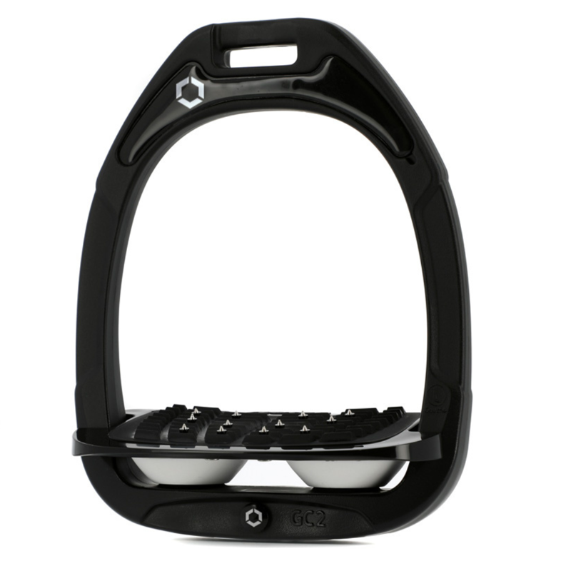 Flex-On Green Composite Stirrups - Inclined Ultra Grip - Black/Black/White