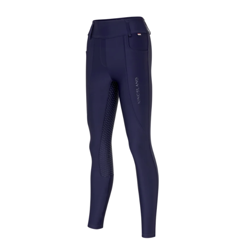 Kingsland KLKristin Ladies A Shape F-Grip Pull Up Breeches - Evening Blue