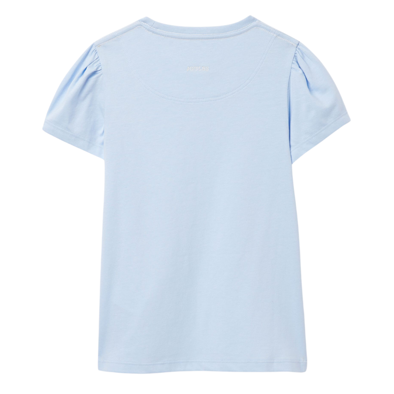 Joules Girls' Let's Go Short Sleeve T-Shirt - Light Blue-1