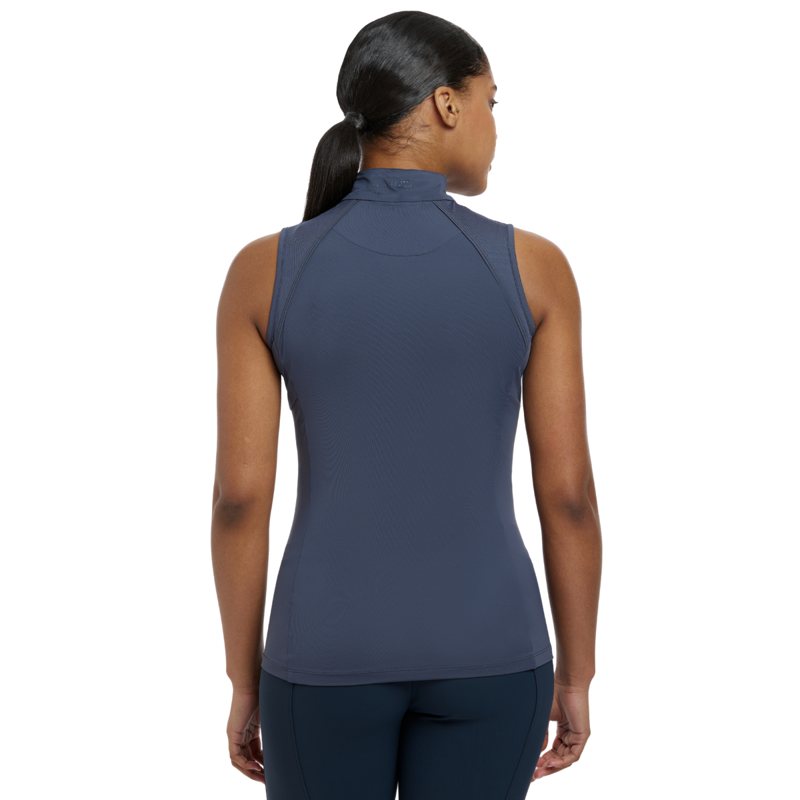LeMieux Maria Mesh Sleeveless Base Layer - Dusk Blue-1