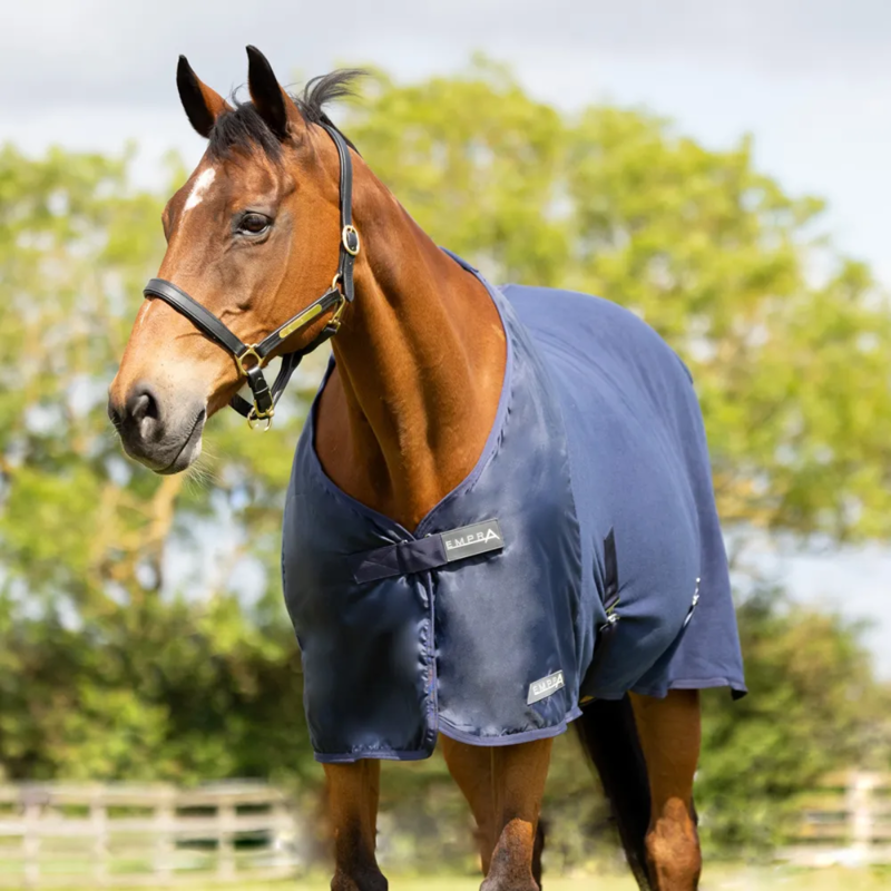 Hy StormX Empra Salient Cooler Fleece Rug - Navy-1
