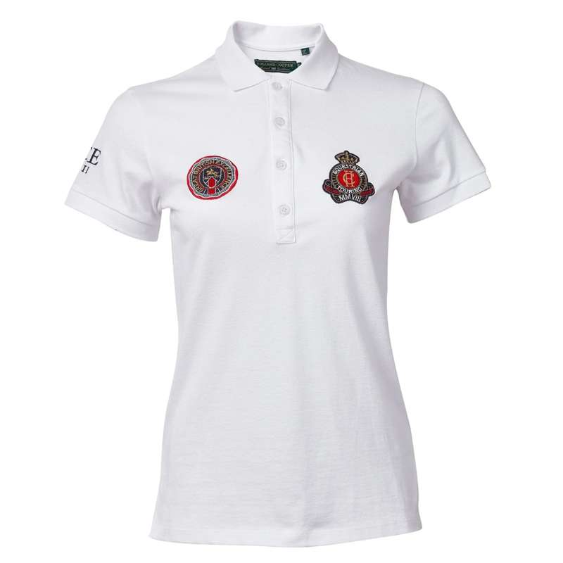 Holland Cooper Team Polo Shirt - White-5