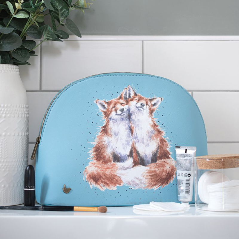 Wrendale Designs Large Fox Cosmetic Bag - Contentment-3