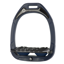 Flex-On Green Composite Stirrups - Inclined Ultra Grip - Navy/Black/Navy