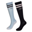 Kentucky Striped Socks 2 Pack - Navy/Light Blue