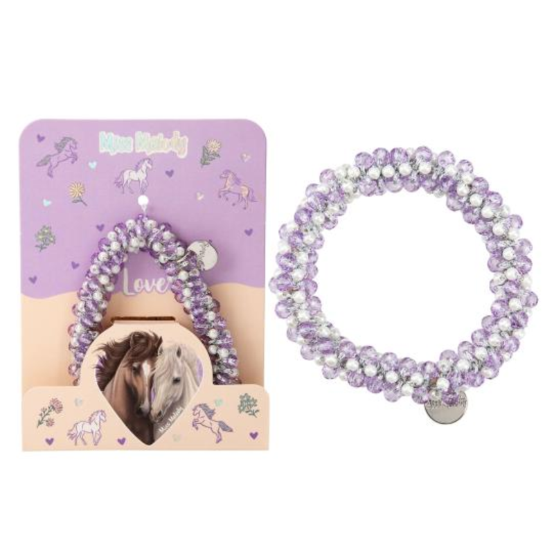 Miss Melody Hair-Bracelet With Beads - Assorted-1