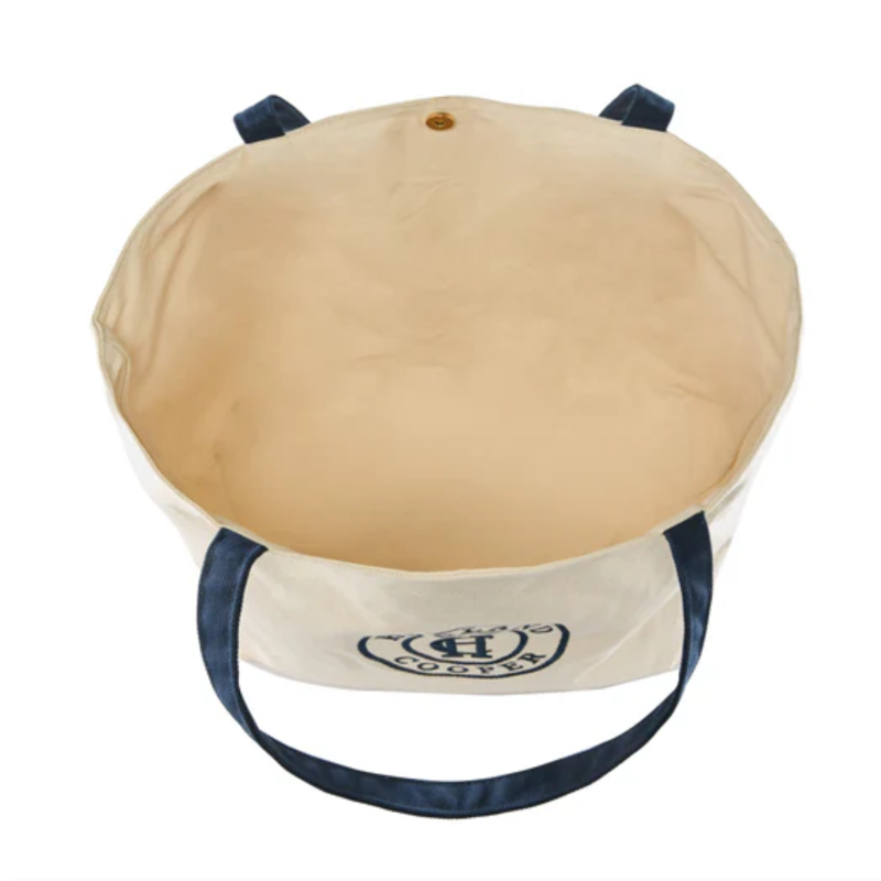 Holland Cooper Classic Shopper - Ecru Navy-1
