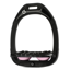 Flex-On Green Composite Stirrups - Inclined Ultra Grip - Black/Black/Light Pink