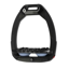 Flex-On Safe-On Inclined Ultra-Grip Stirrups - Black/Black/Glacier Blue