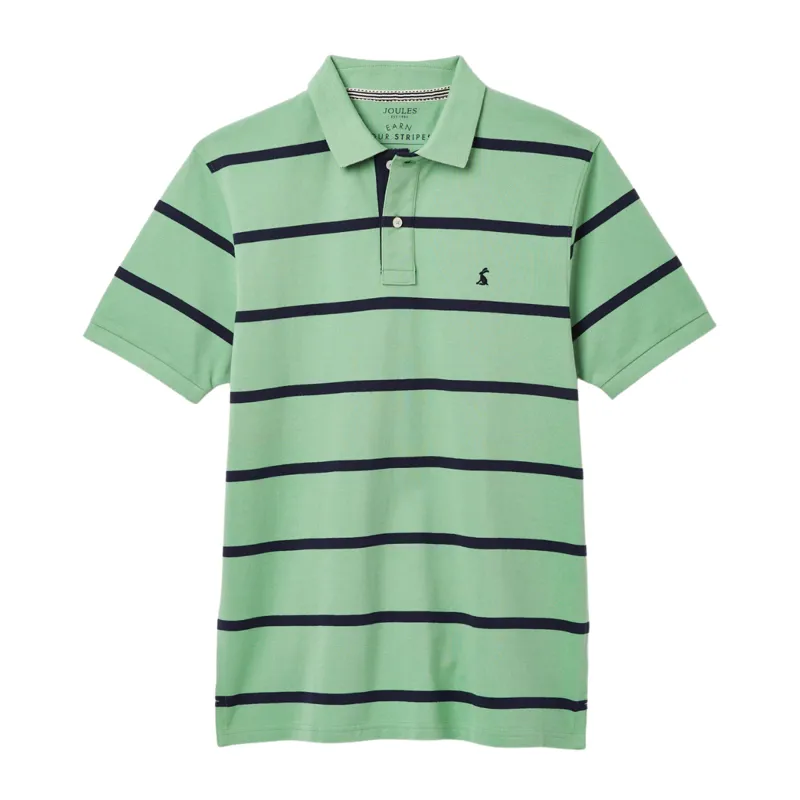 Joules Men's Filbert Striped Polo Shirt - Green