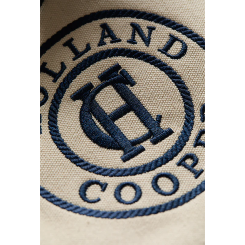 Holland Cooper Classic Shopper - Ecru Navy-4