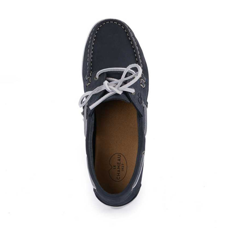 Le Chameau Women's Galion Nubuck Femme Deck Shoes - Navy-3