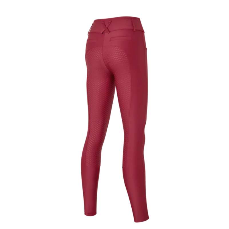 Kingsland KLKristin Ladies A Shape F-Grip Pull Up Breeches - Garnet-1