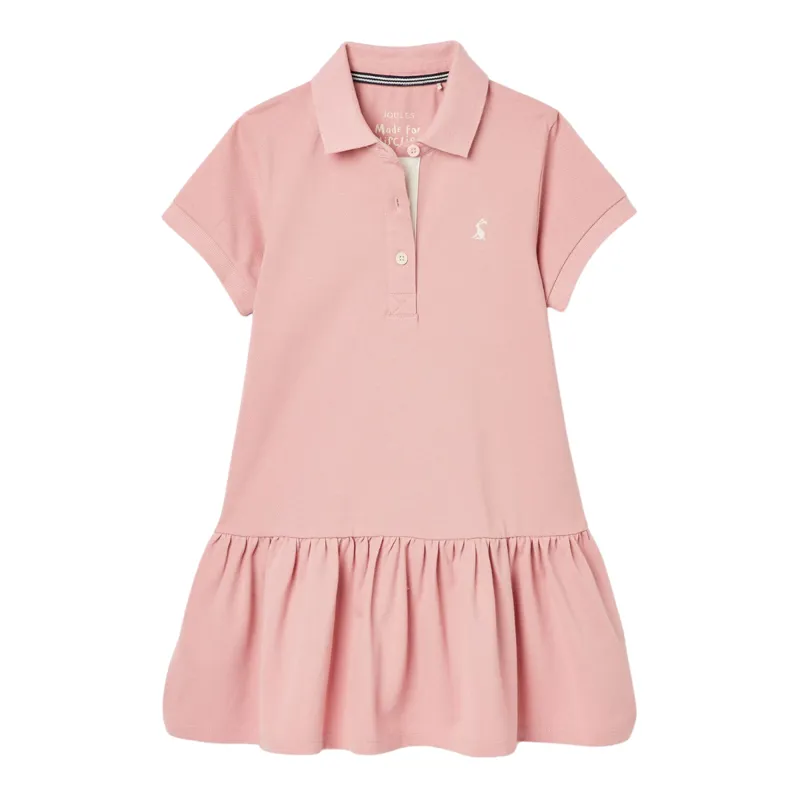 Joules Girls' Orla Polo Shirt Dress - Pink