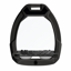 Flex-On Safe-On Inclined Ultra-Grip Stirrups - Black/Black/Grey