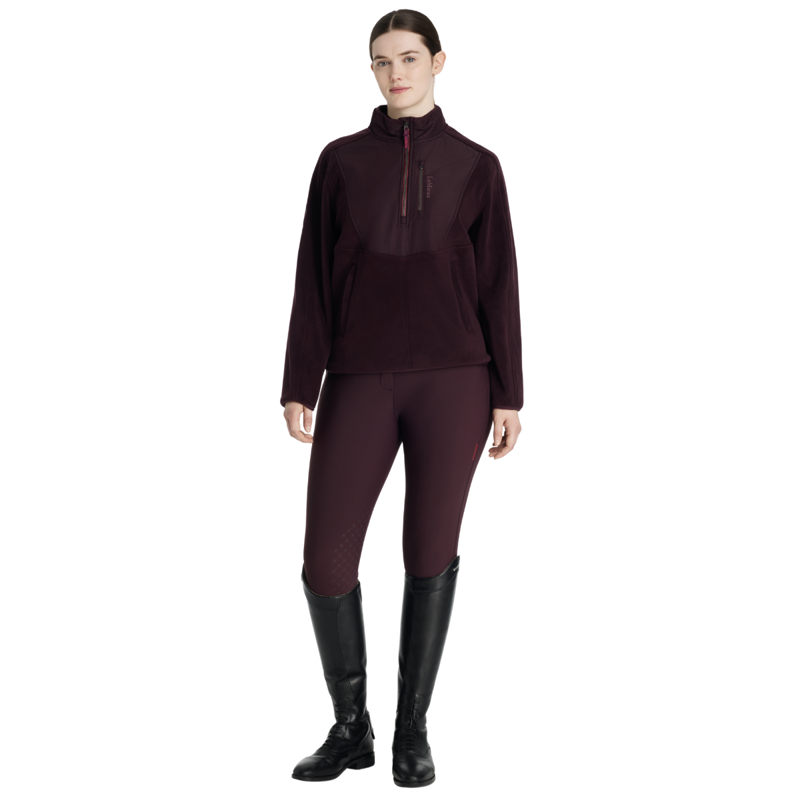 LeMieux Clara Hybrid Fleece - Damson-3
