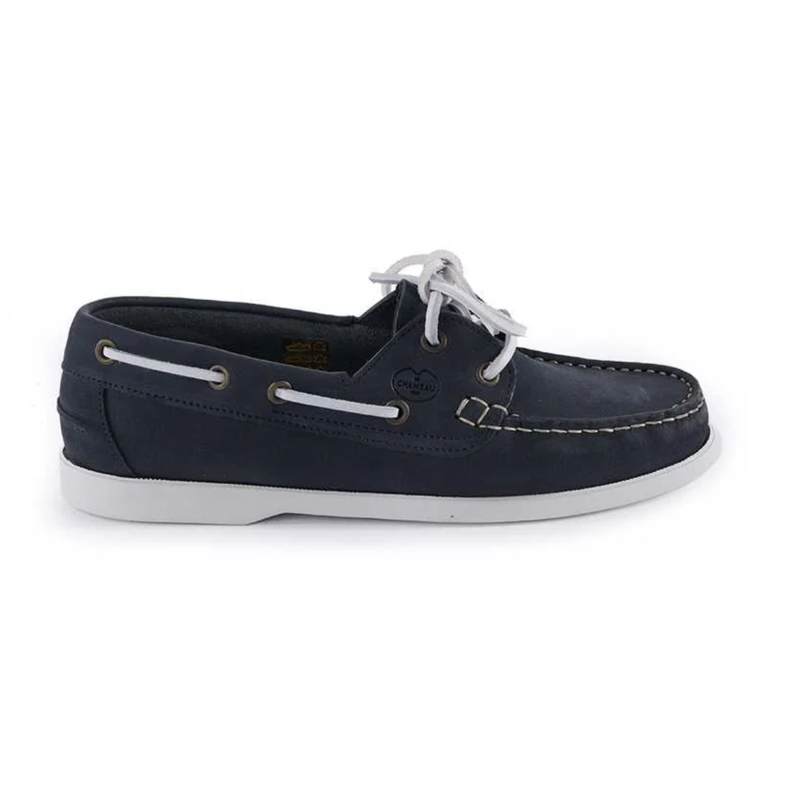 Le Chameau Women's Galion Nubuck Femme Deck Shoes - Navy-1