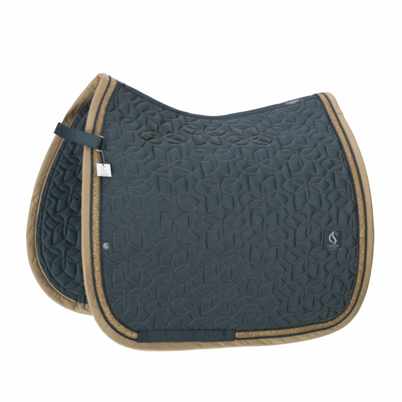 Eskadron Glossy Jewel Contrast Saddlecloth Classic Sports SS26 - Ocean-2
