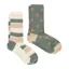 Joules Ladies Everyday 2 Pack Socks - Khaki Fox