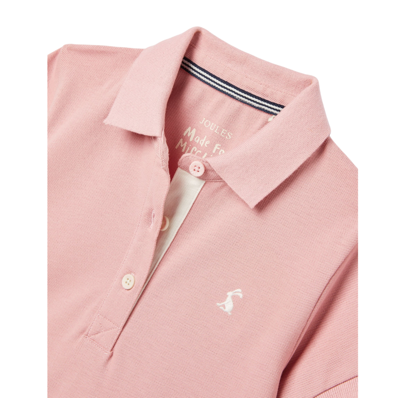 Joules Girls' Orla Polo Shirt Dress - Pink-2