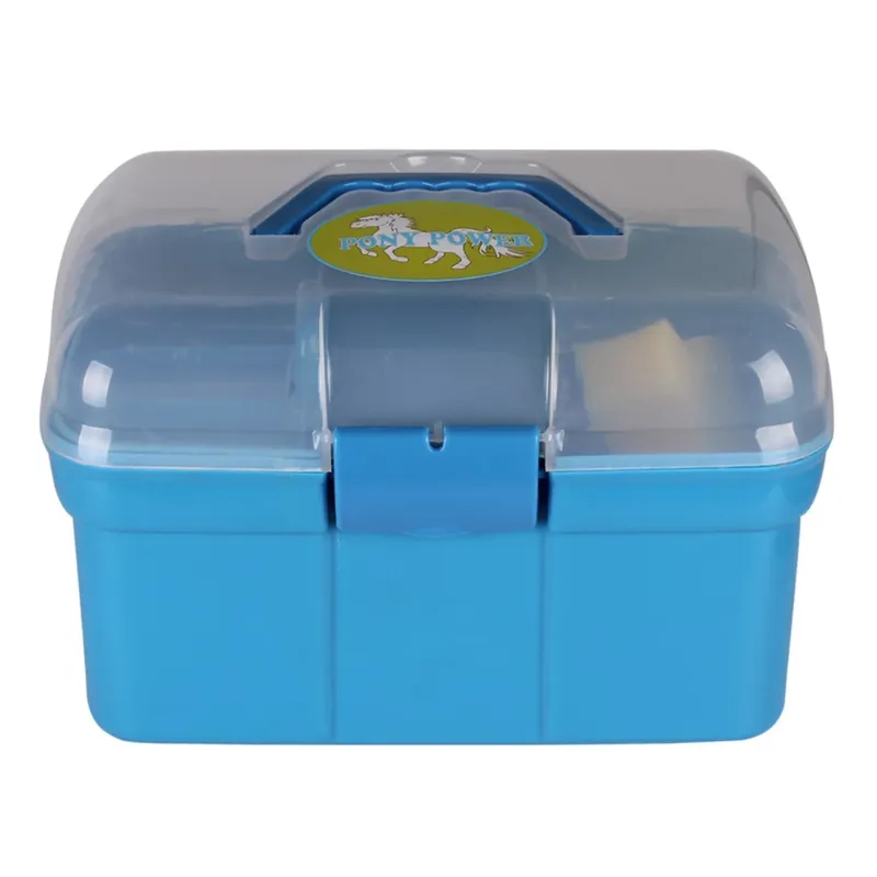 QHP Pony Power Complete Grooming Box - Sky