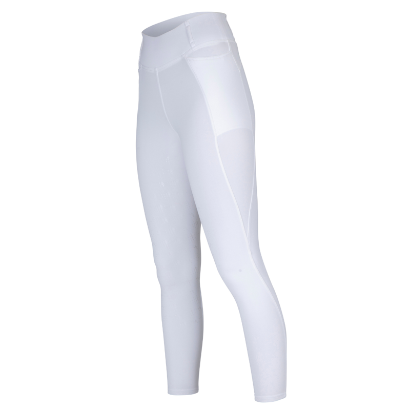 Aubrion Optima PX Riding Tights - White-2