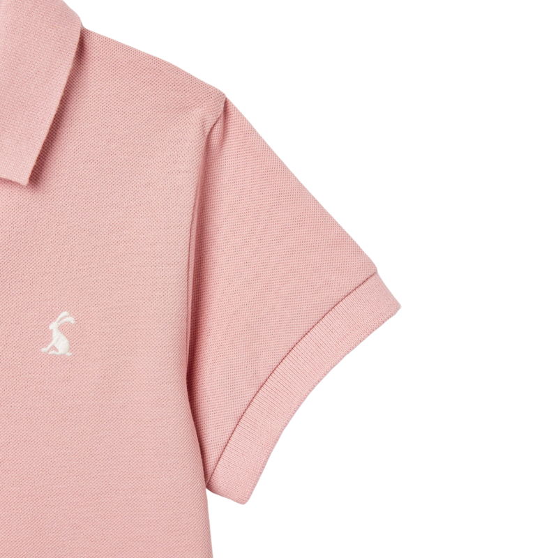 Joules Girls' Orla Polo Shirt Dress - Pink-5