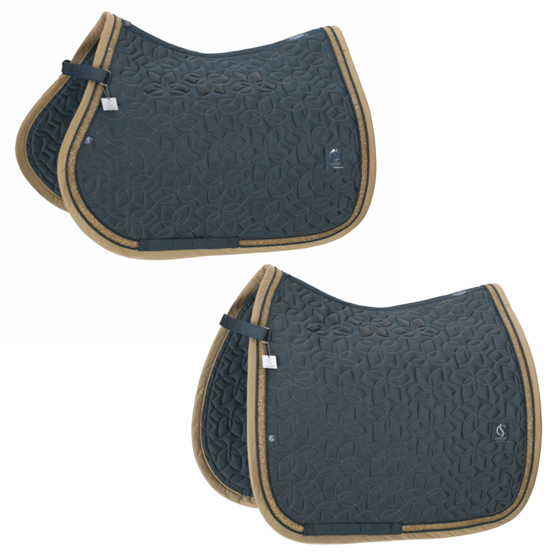 Eskadron Glossy Jewel Contrast Saddlecloth Classic Sports SS26 - Ocean