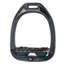 Flex-On Green Composite Stirrups - Inclined Ultra Grip - Navy/Black/Dark Green