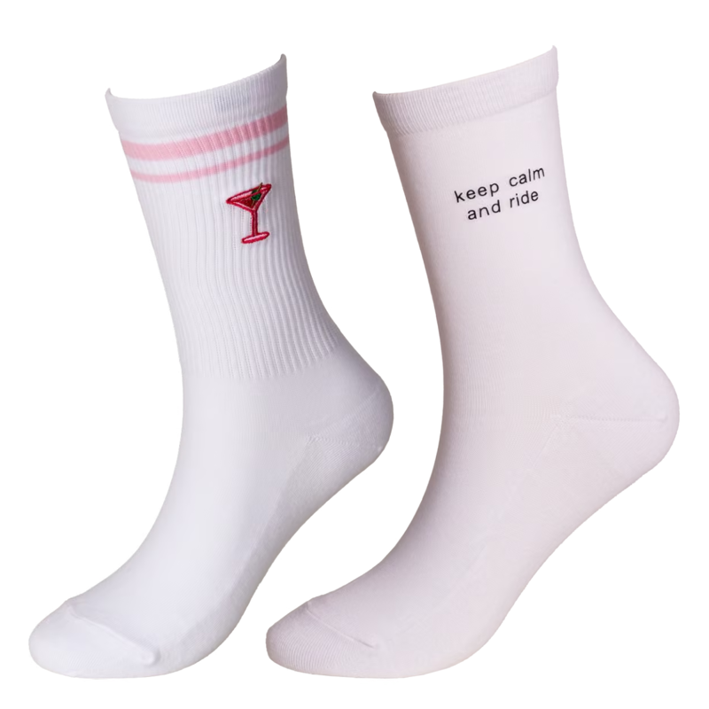 Kentucky Keep Calm Sport Socks 2 Pack - White
