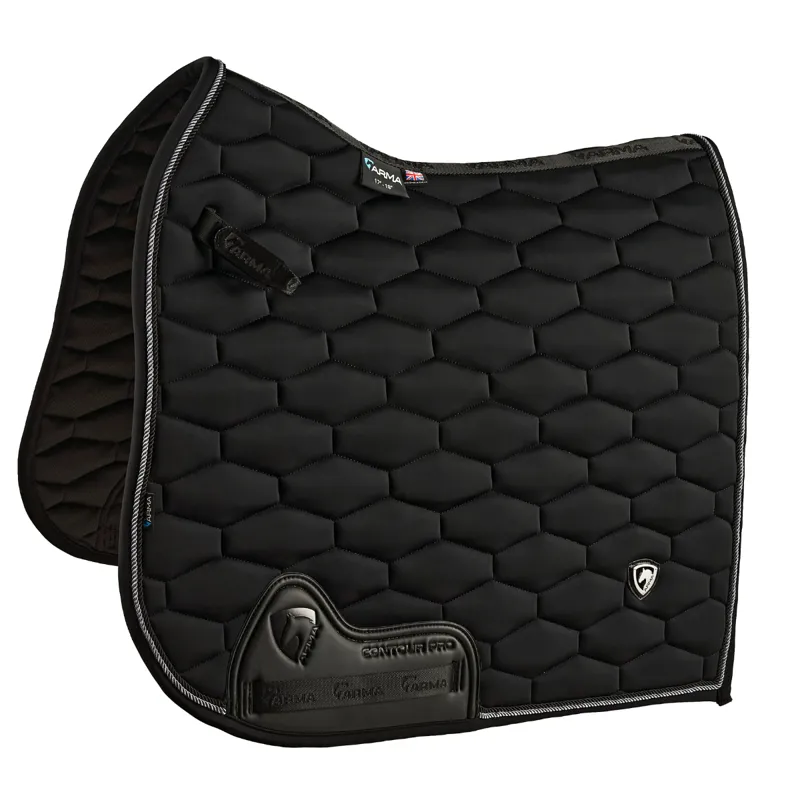 Shires Arma Eltar Dressage Saddlecloth - Black