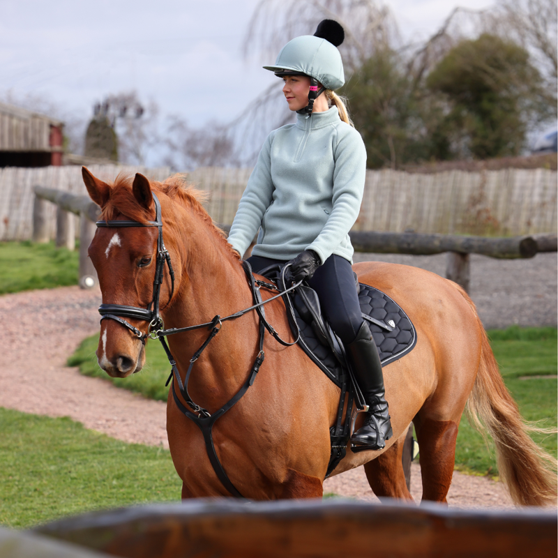 Aubrion React Half Zip Fleece - Sage-7