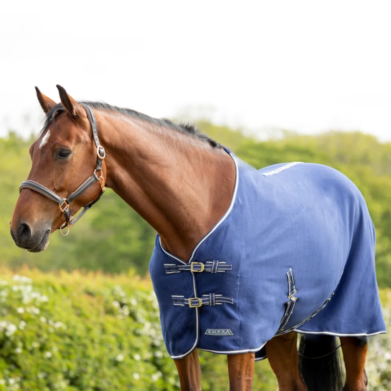 Hy StormX Empra Opulence Fleece Rug - Navy-2
