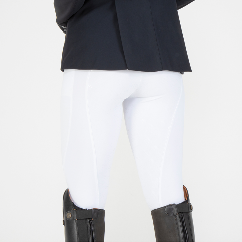 Aubrion Optima PX Riding Tights - White-4