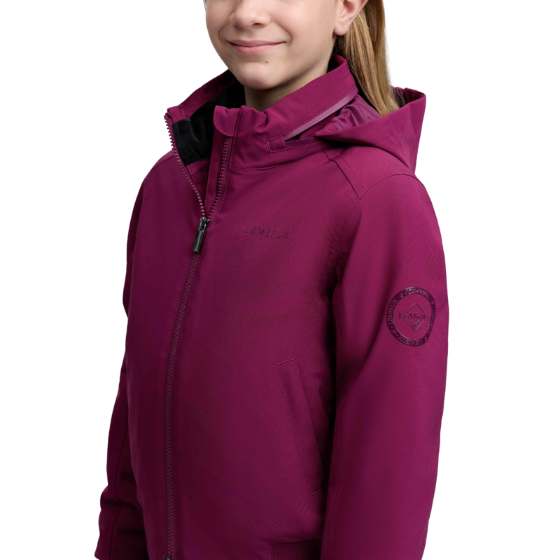 LeMieux Young Rider Clarissa Crew Jacket - Blackberry-2