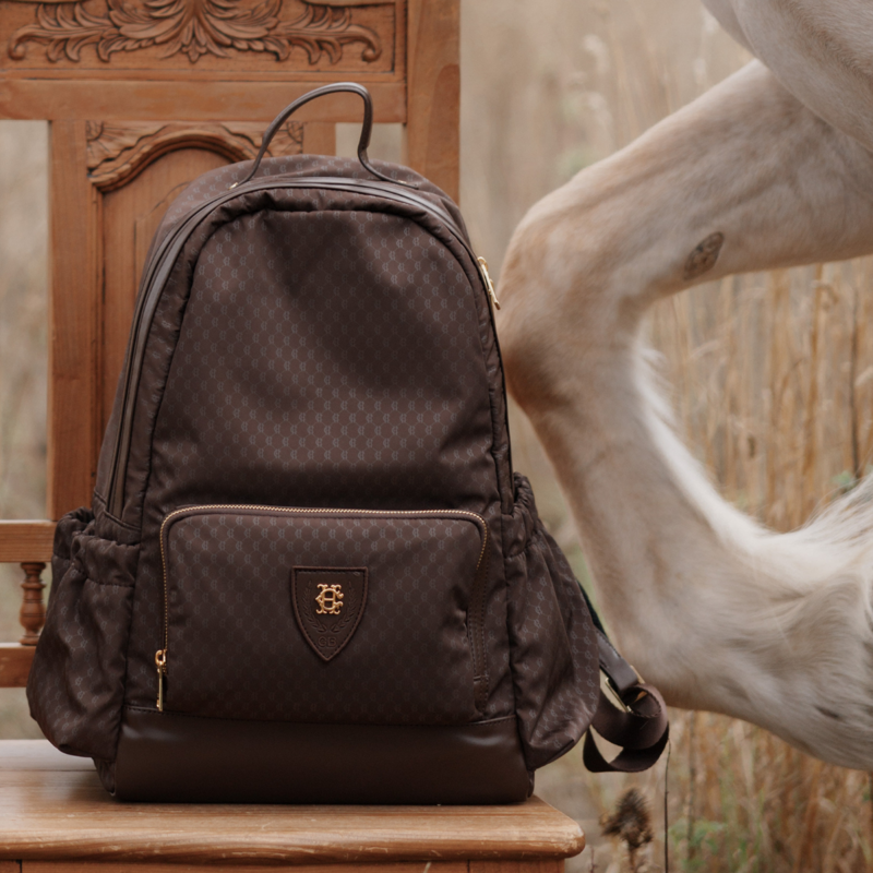 Holland Cooper Burghley Backpack- Walnut-7