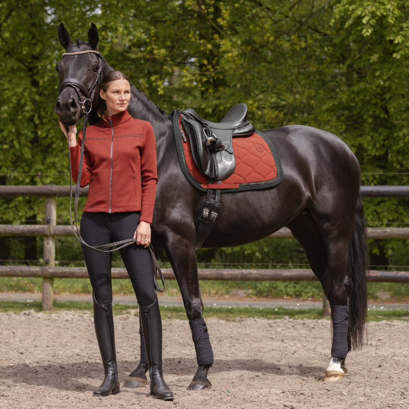 Eskadron Softshell Contrast Saddlecloth Heritage AW26 - Merlot-3
