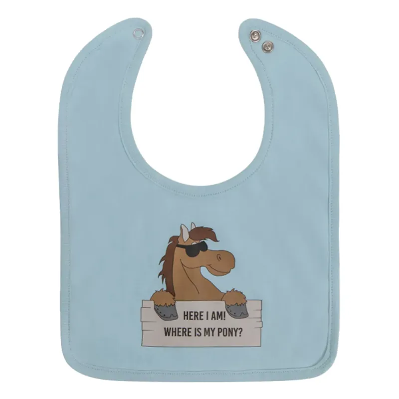 QHP Bobby Bib - Baby Blue