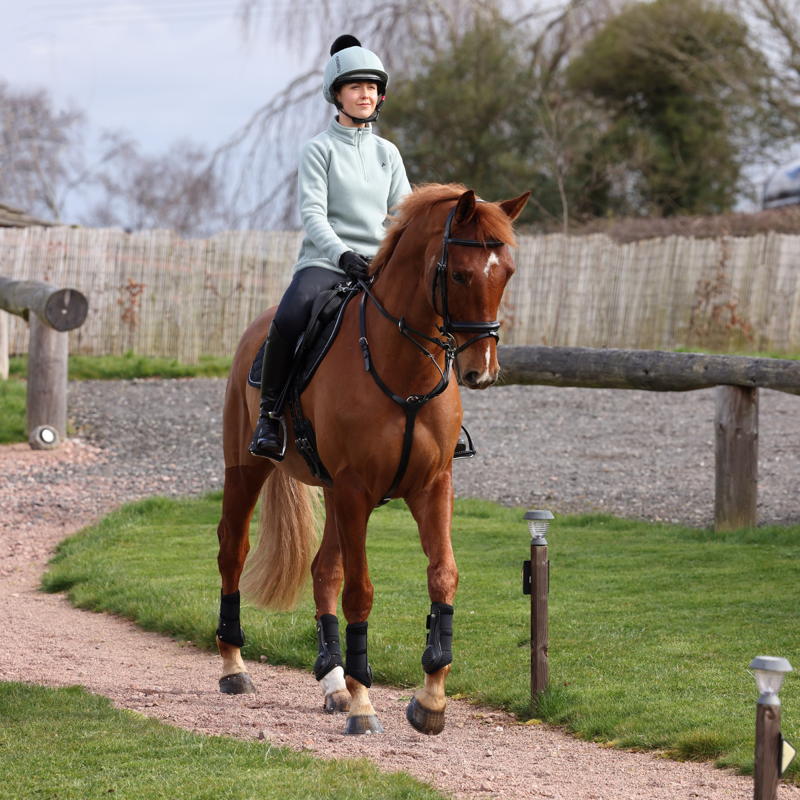 Aubrion React Half Zip Fleece - Sage-6
