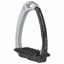 Tech Venice Sloped Evo Swarovski Safety Stirrup - Silver/Black