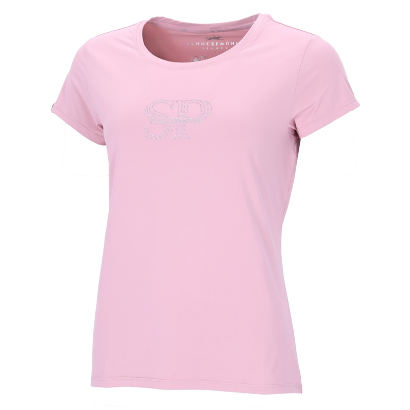 Schockemohle Ladies SPNola Style T-Shirt - Powder Pink