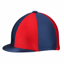 Hy Equestrian Two Tone Hat Cover - Navy/Red - One Size