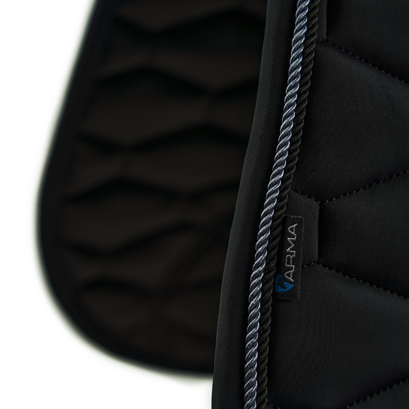 Shires Arma Eltar Dressage Saddlecloth - Black-3