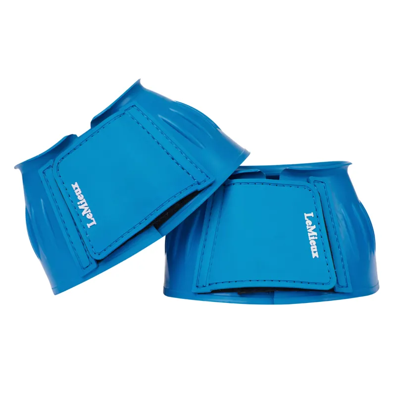 LeMieux Rubber Bell Boots - Benetton Blue