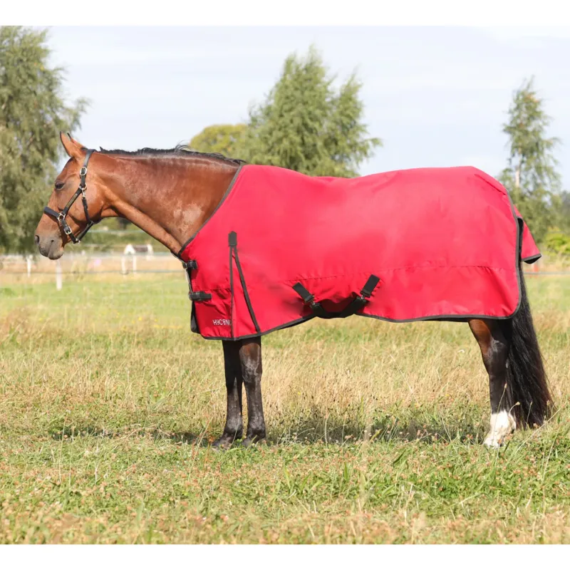 HyCONIC 50g Turnout Rug - Red/Charcoal