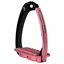 Tech Venice Sloped Evo Swarovski Safety Stirrup - Black/Pink