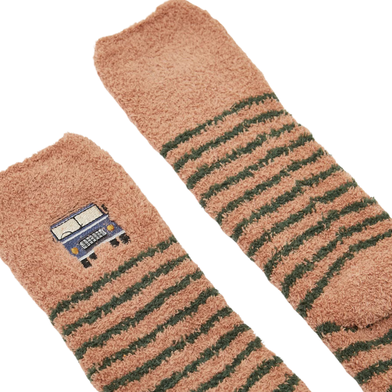Joules Men's Fluffy Socks - Neutral 4x4-2