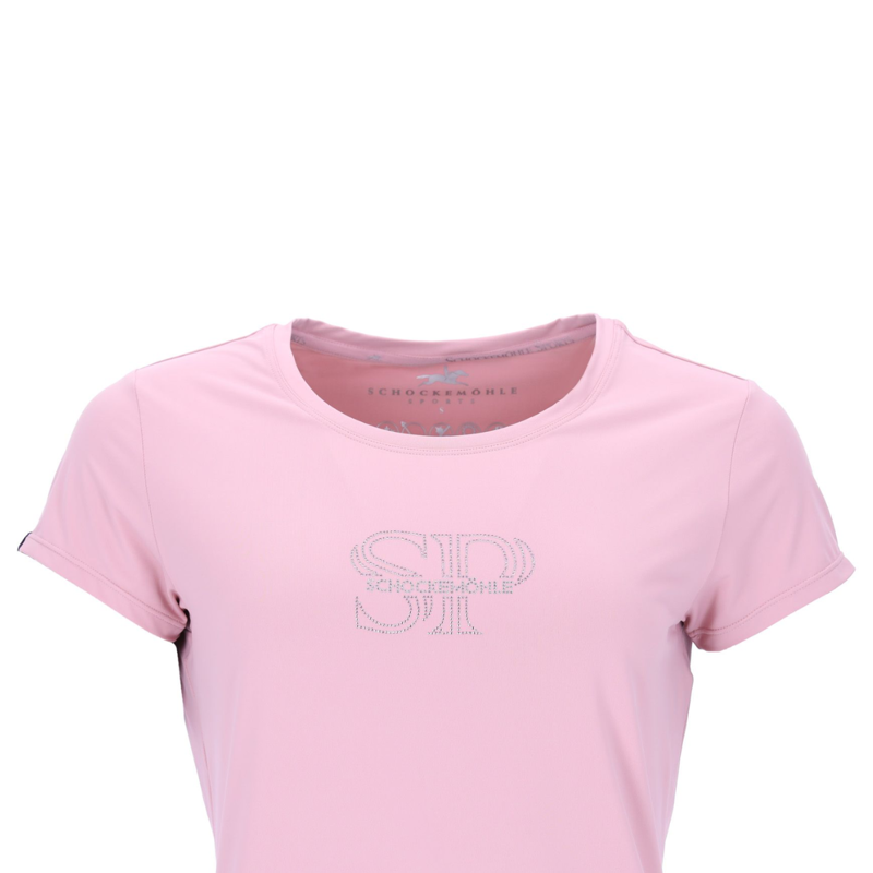 Schockemohle Ladies SPNola Style T-Shirt - Powder Pink-3