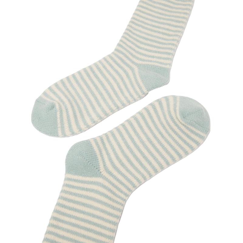 Joules Ladies Toasty Stripe Socks - Blue-1